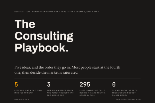 The Consulting Playbook